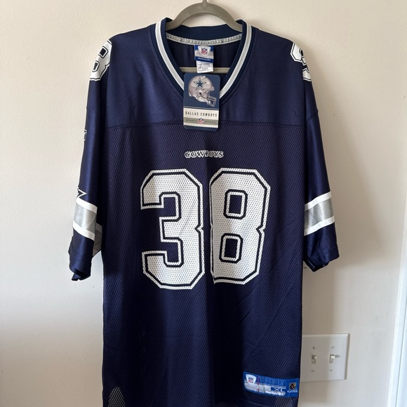 Reebok Men's Navy and Silver Jersey - Picture 1 of 6